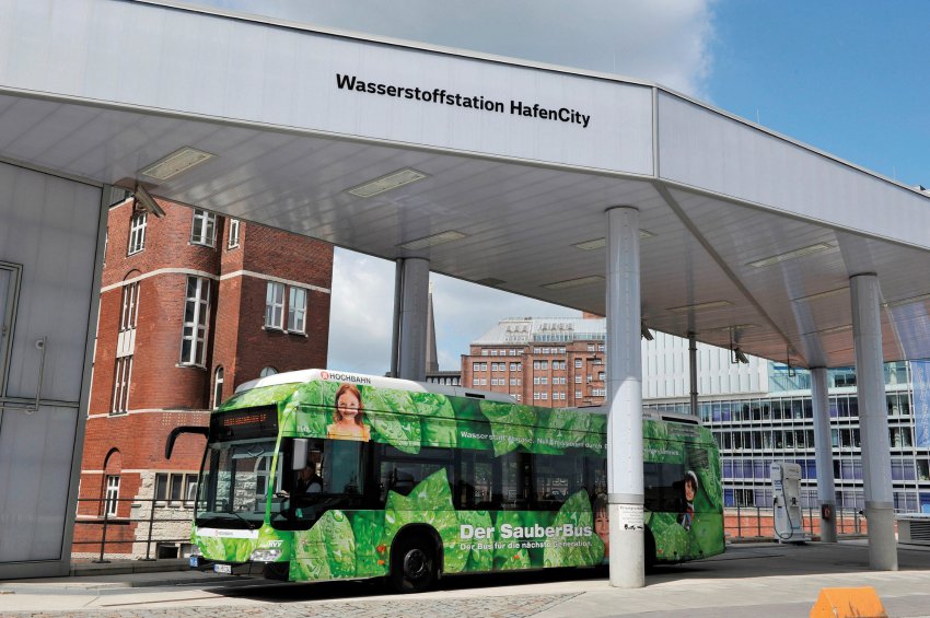 Brennstoffzellenbus in Hamburg